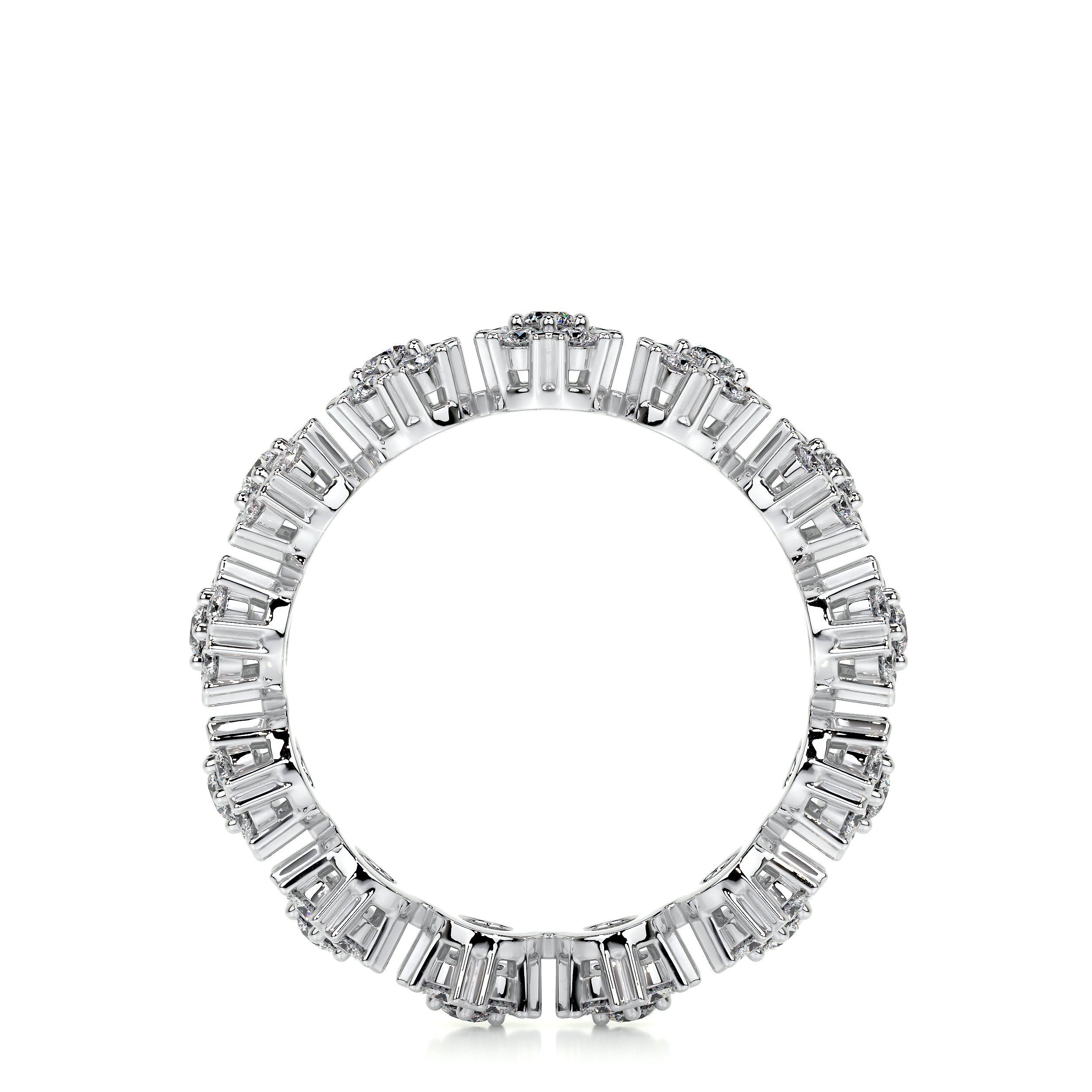 Holly Lab Grown Diamond Wedding Ring   (1 Carat) -14K White Gold