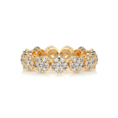 Holly Diamond Wedding Ring (1 Carat) -18K Yellow Gold