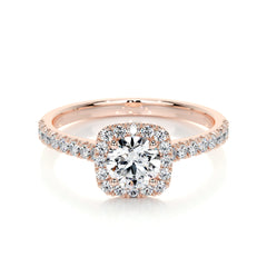 Claudia Lab Grown Diamond Ring -14K Rose Gold