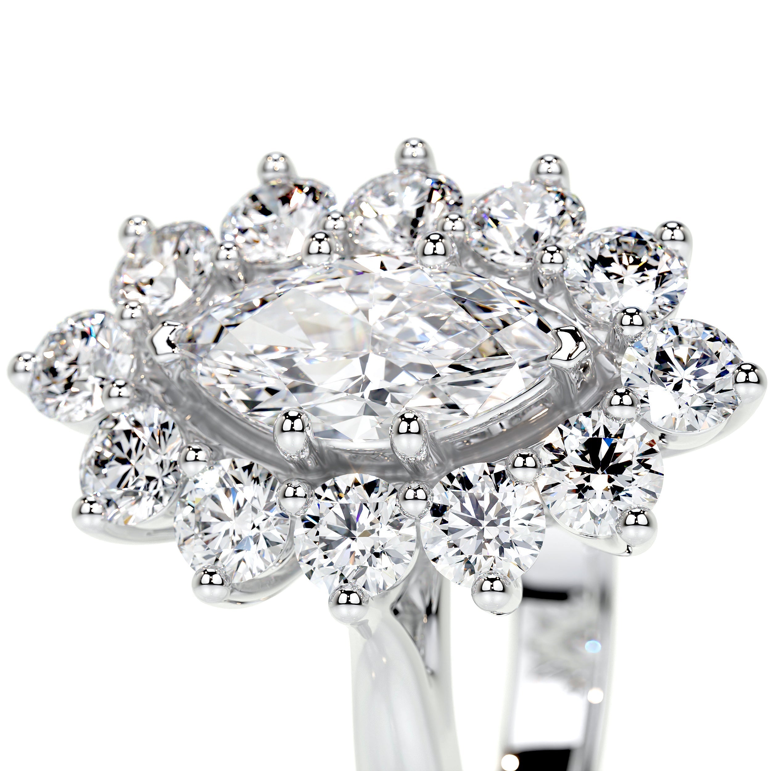 Yali Lab Grown Diamond Ring -Platinum