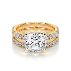 Blair Lab Grown Diamond Bridal Set -18K Yellow Gold