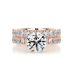 Destiny Diamond Bridal Set -14K Rose Gold