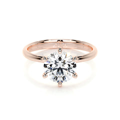 Samantha Lab Grown Diamond Ring -14K Rose Gold