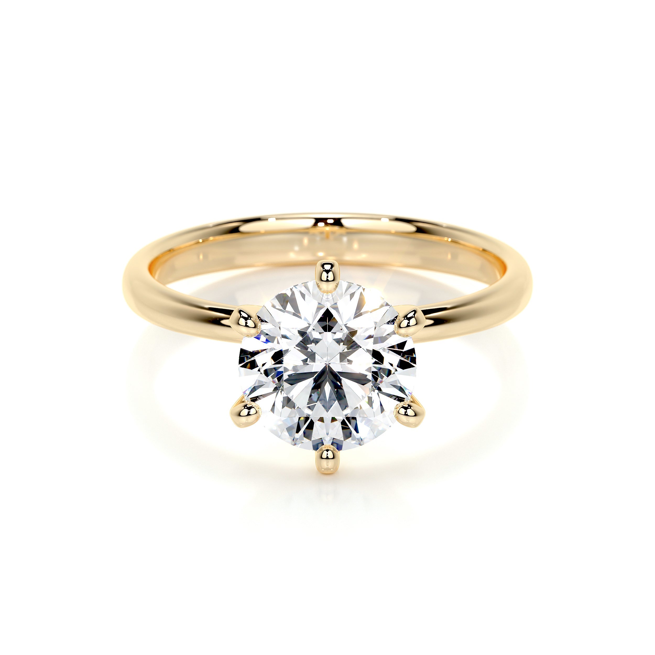 Samantha Lab Grown Diamond Ring -18K Yellow Gold