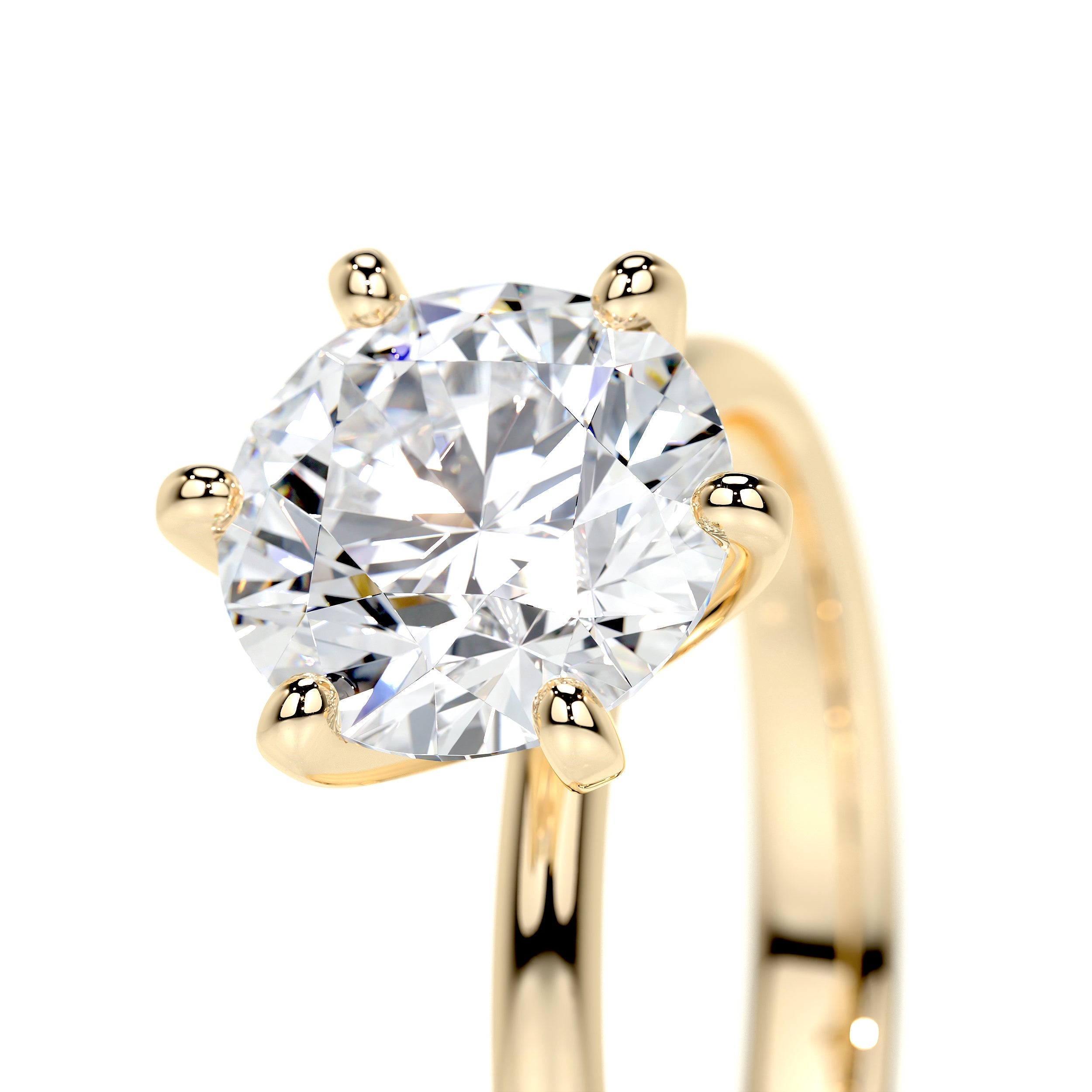 Samantha Lab Grown Diamond Ring -18K Yellow Gold