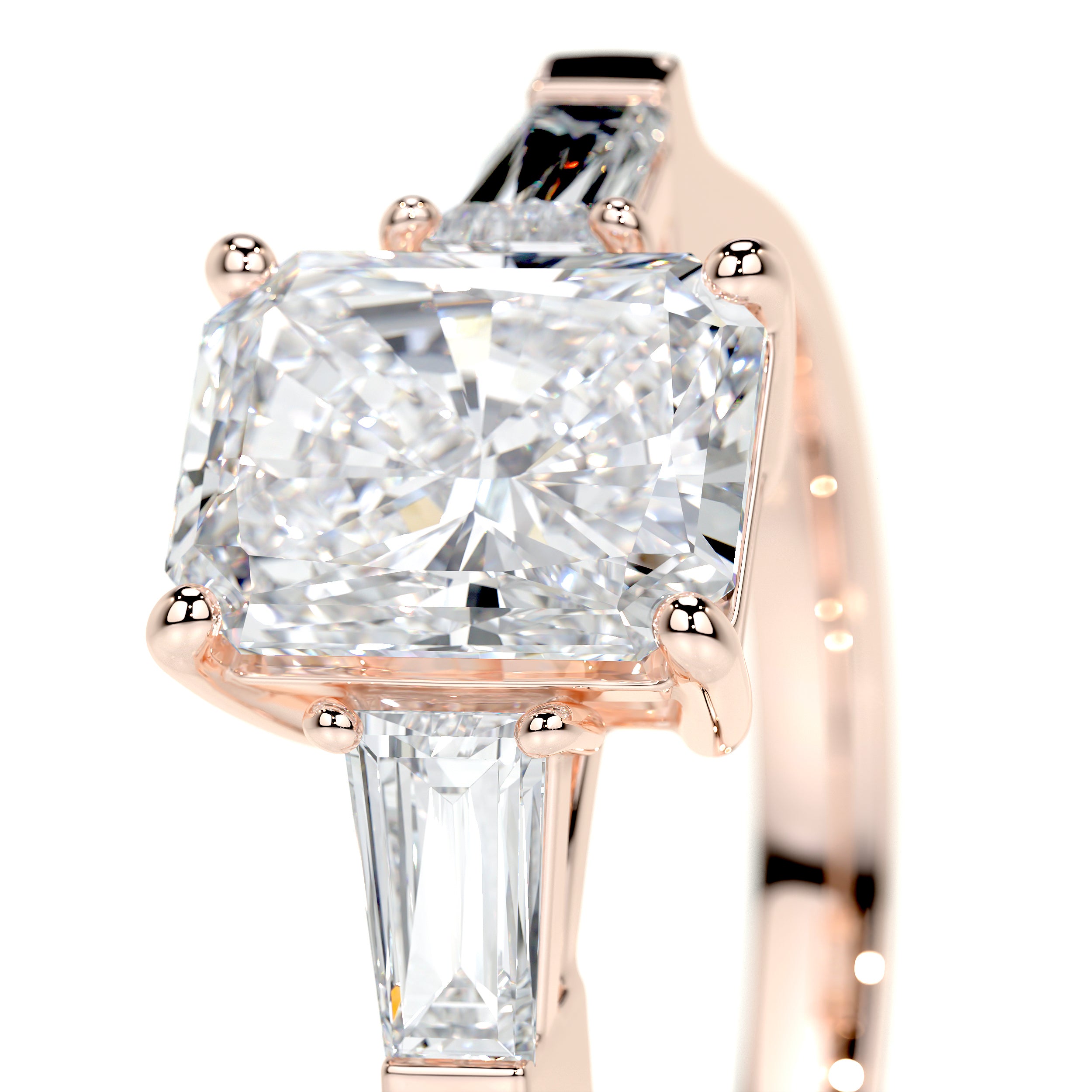 Skylar Lab Grown Diamond Ring   (1.8 Carat) -14K Rose Gold