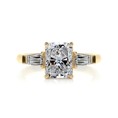 Skylar Diamond Engagement Ring -18K Yellow Gold