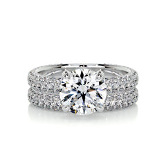 Charlotte Diamond Bridal Set -18K White Gold