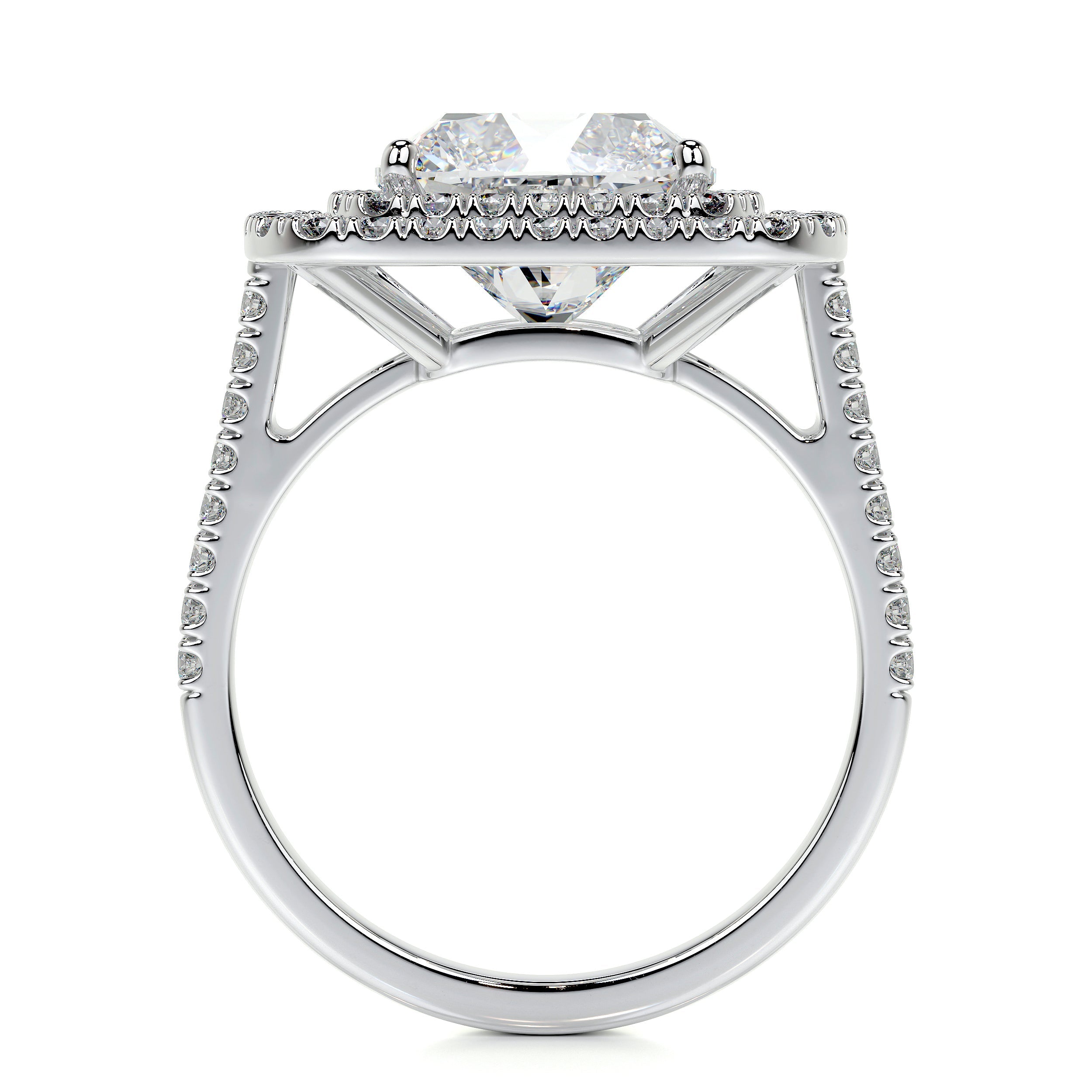 Piper Lab Grown Diamond Ring   (4 Carat) - Platinum