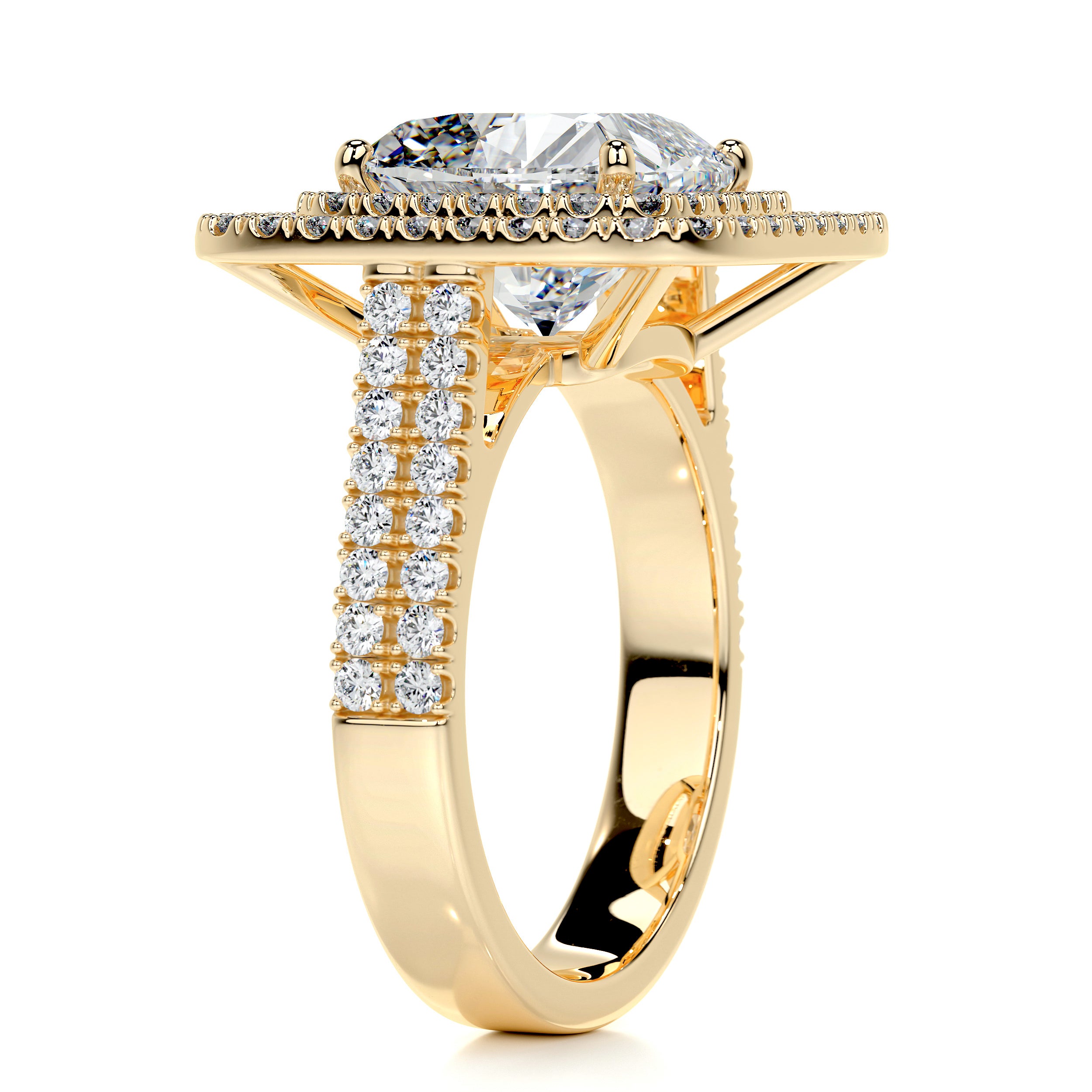Piper Diamond Engagement Ring - 18K Yellow Gold