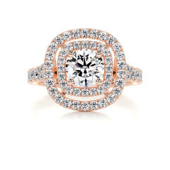 Natalie Diamond Engagement Ring -14K Rose Gold