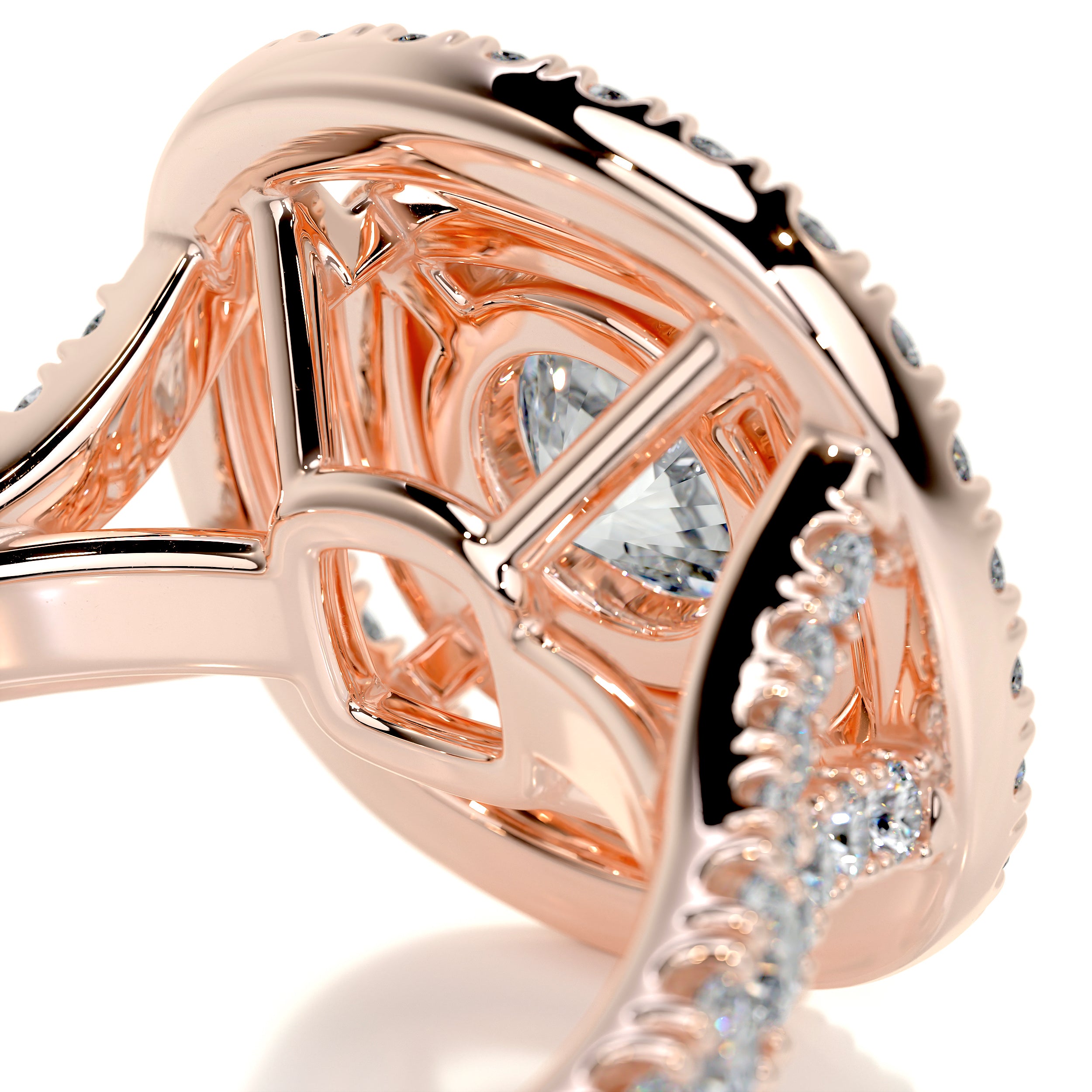 Natalie Diamond Engagement Ring -14K Rose Gold