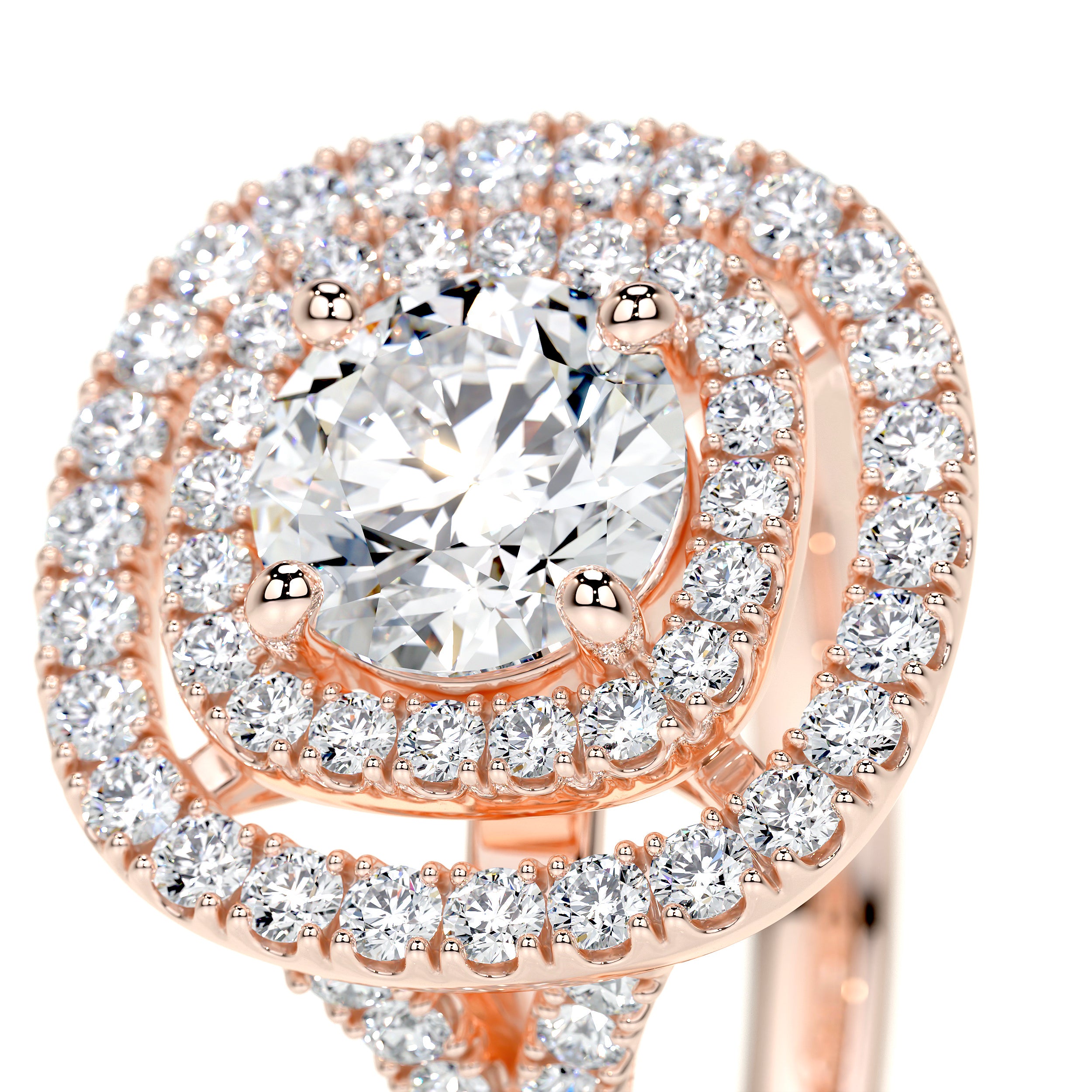 Natalie Lab Grown Diamond Ring -14K Rose Gold