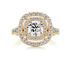 Natalie Diamond Engagement Ring -18K Yellow Gold