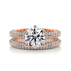 Haven Diamond Bridal Set -14K Rose Gold