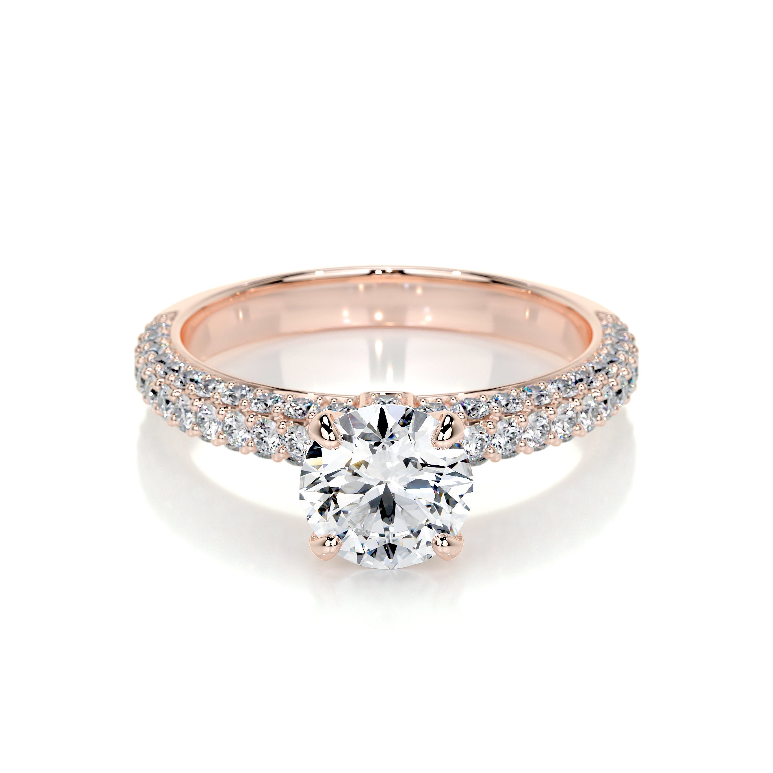 Lillian Lab Grown Diamond Ring   (1.5 Carat) -14K Rose Gold