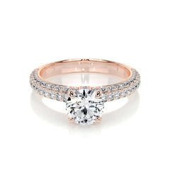 Lillian Lab Grown Diamond Ring -14K Rose Gold
