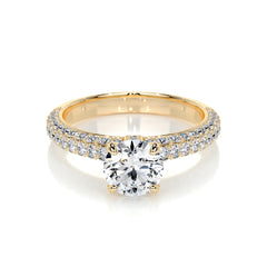 Lillian Lab Grown Diamond Ring -18K Yellow Gold