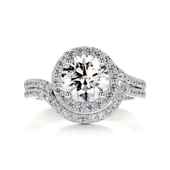 Stella Diamond Bridal Set -14K White Gold