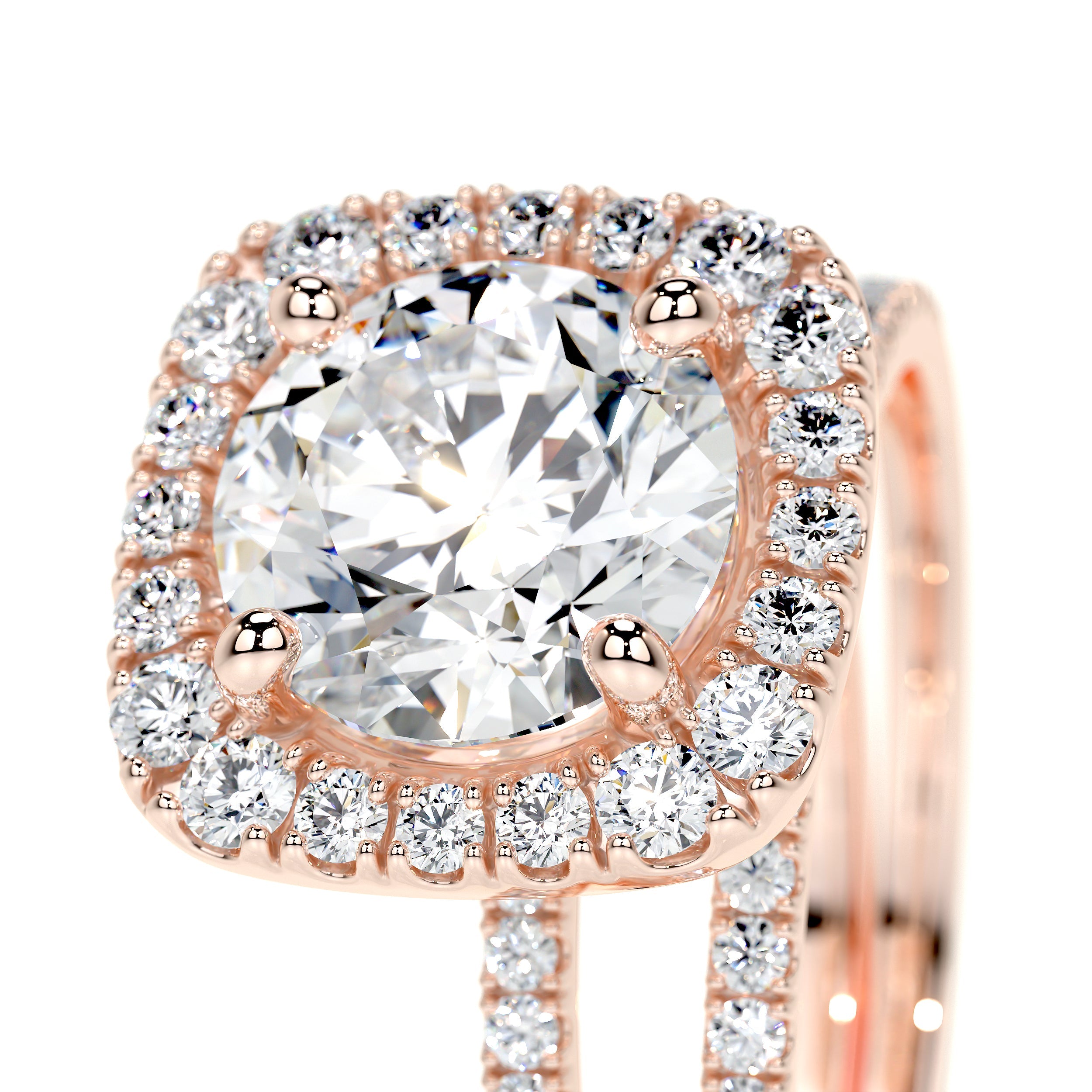 Catalina Lab Grown Diamond Bridal Set   (2.6 Carat) -14K Rose Gold