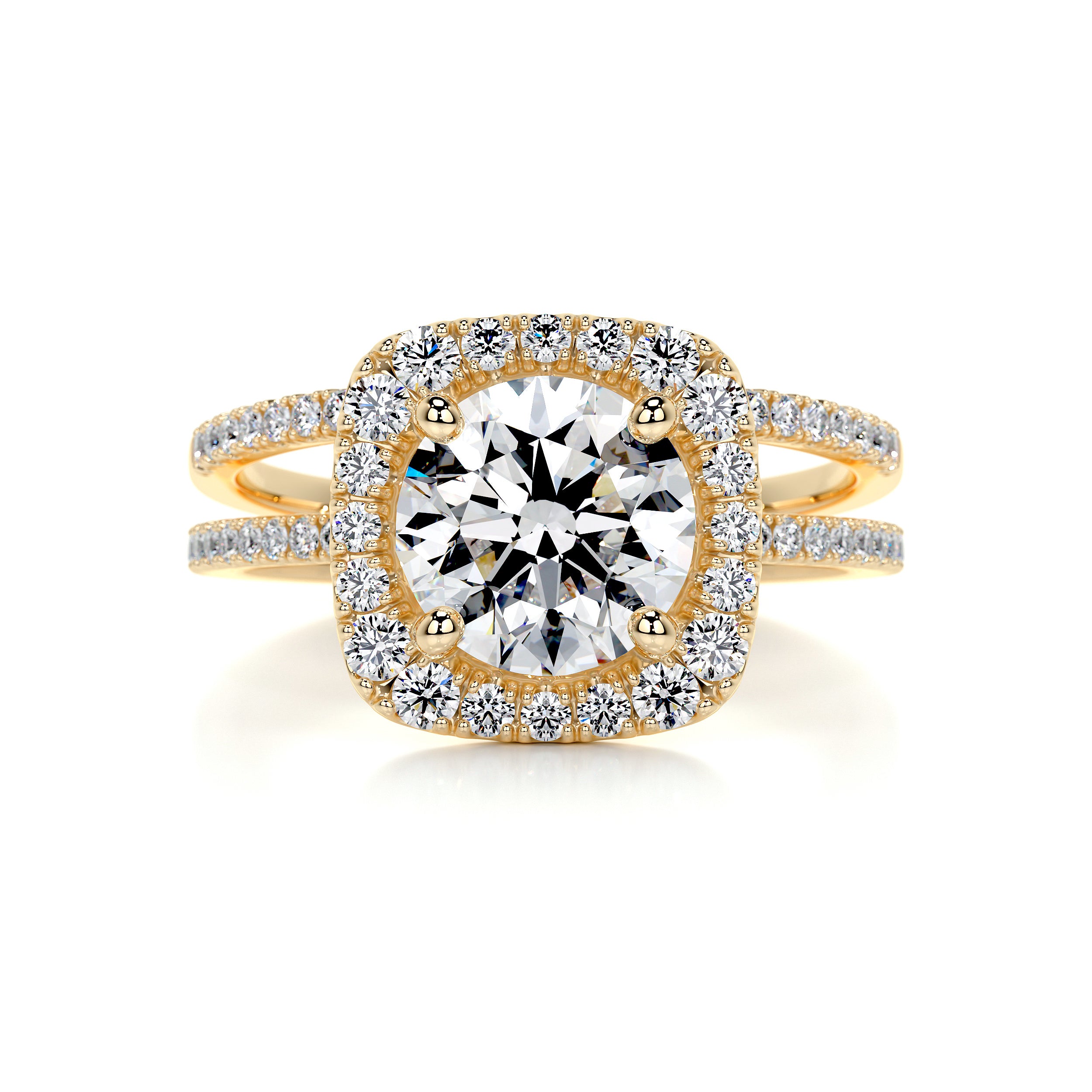 Catalina Diamond Bridal Set   (2.6 Carat) -18K Yellow Gold