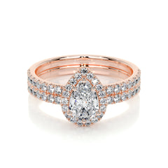 Juniper Lab Grown Diamond Bridal Set -14K Rose Gold