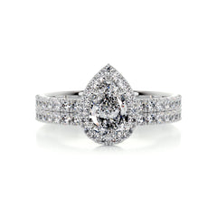 Juniper Diamond Bridal Set -18K White Gold