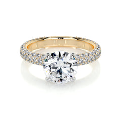 Charlotte Lab Grown Diamond Ring -18K Yellow Gold