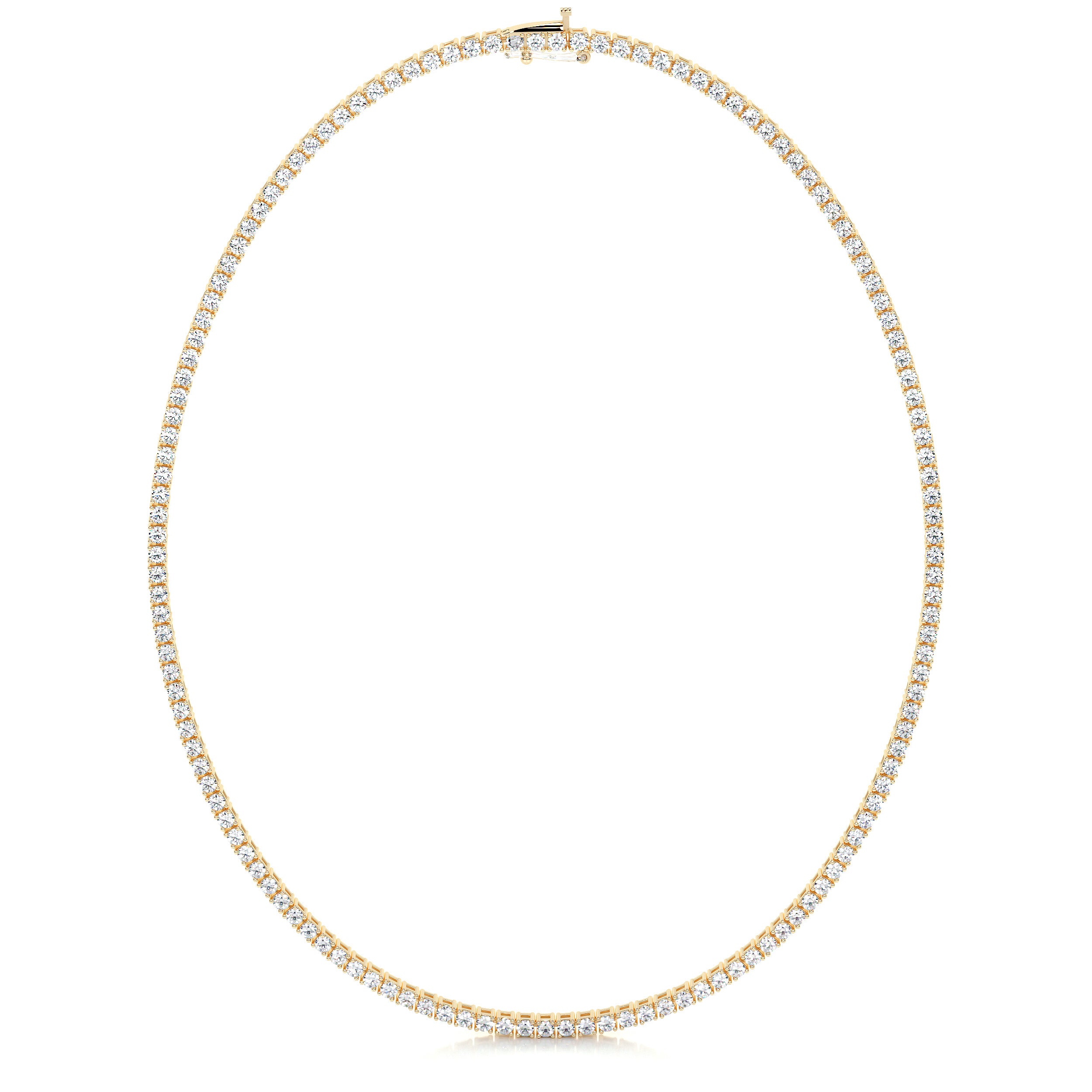 Callie Lab Grown Diamond Tennis Collier   (6.00 Carat) -18K Yellow Gold