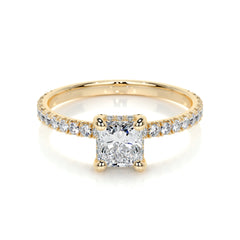 Deborah Lab Grown Diamond Ring -18K Yellow Gold