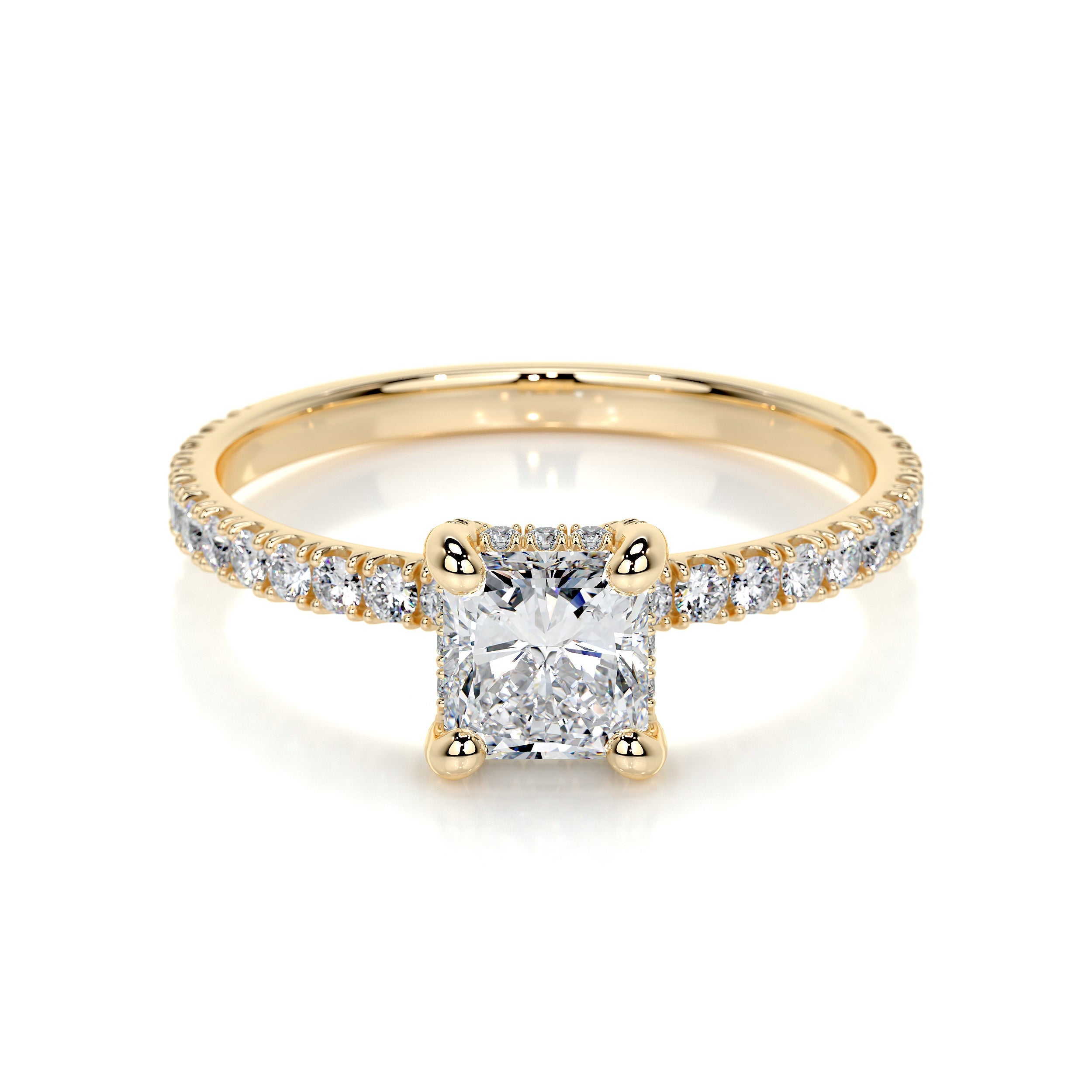 Deborah Lab Grown Diamond Ring   (1.50 Carat) -18K Yellow Gold