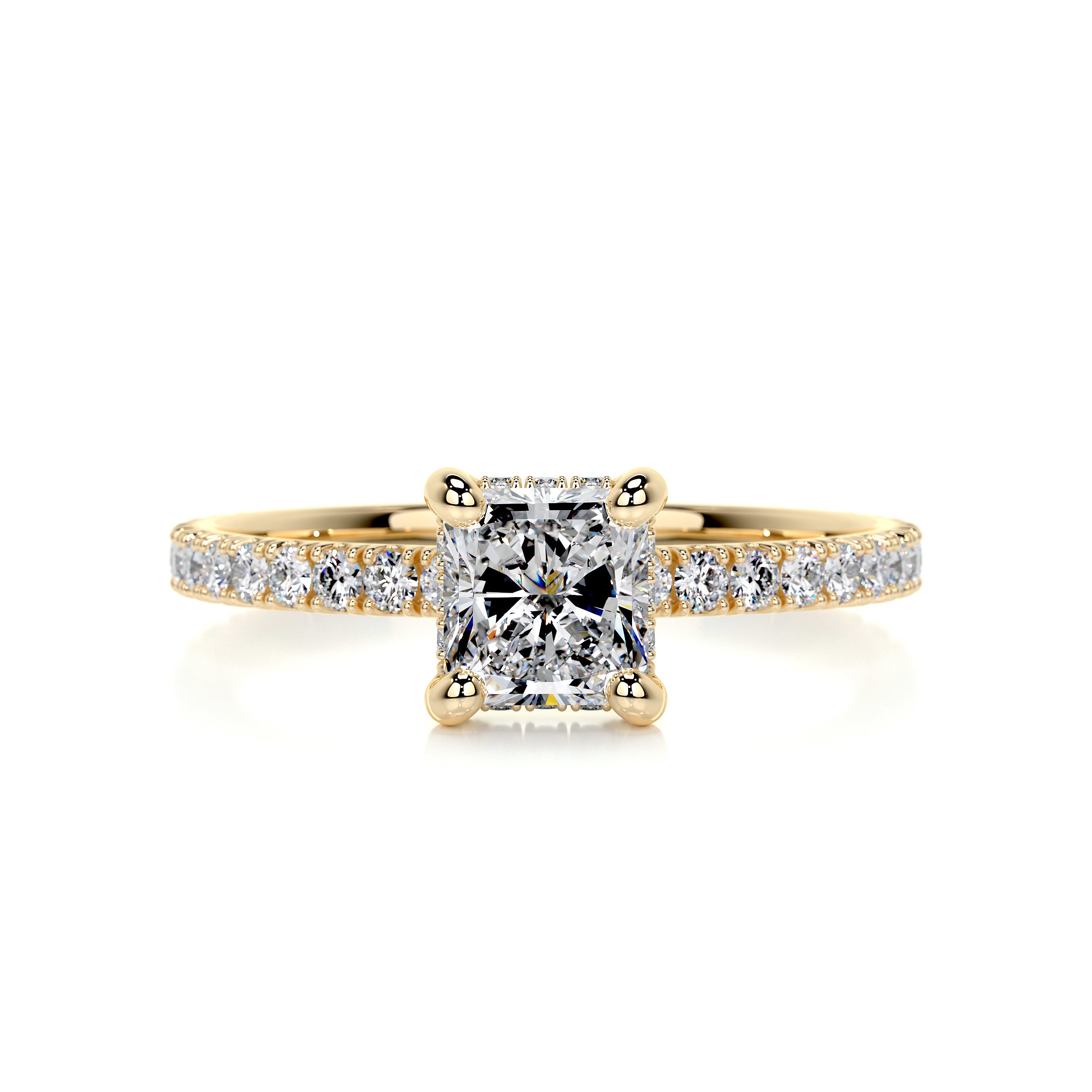 Deborah Diamond Engagement Ring   (1.50 Carat) -18K Yellow Gold