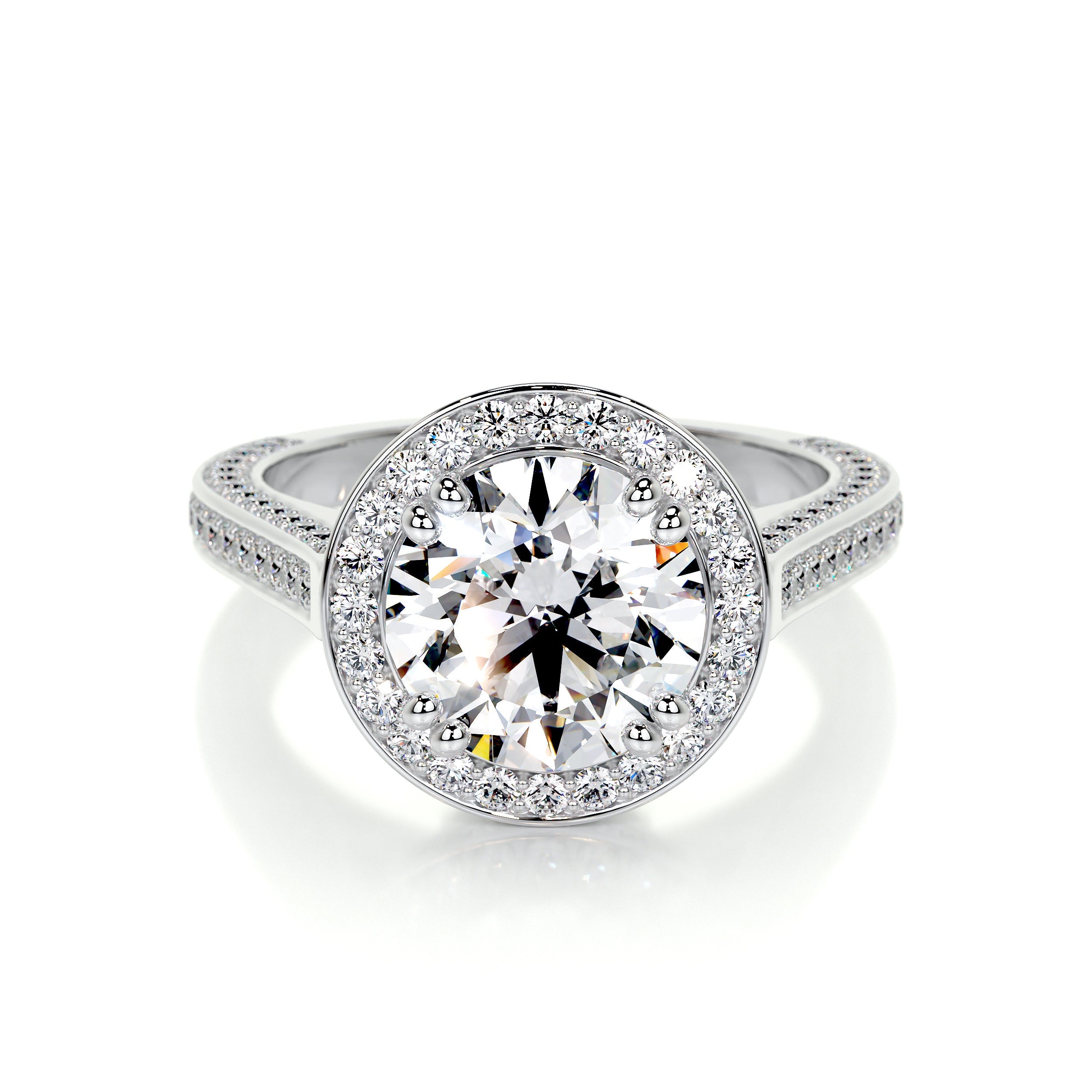 Lynn Lab Grown Diamond Ring   (2.85 Carat) -Platinum