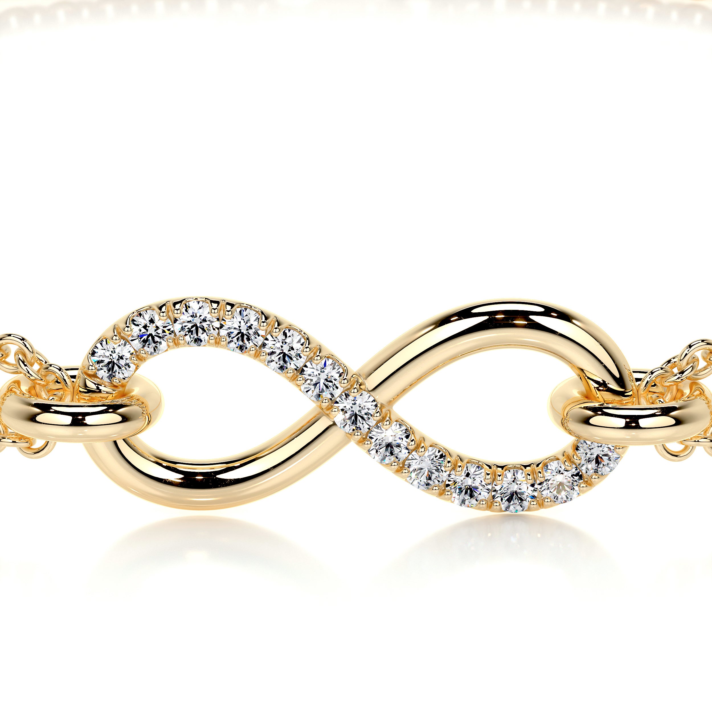 Candice Lab Grown Diamonds Bracelet   (0.07 Carat) -18K Yellow Gold