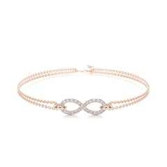 Debbie Lab Grown Diamonds Bracelet (0.25 Carat) -14K Rose Gold