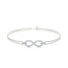 Debbie Diamonds Bracelet (0.25 Carat) -18K White Gold