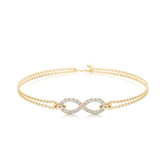 Debbie Diamonds Bracelet (0.25 Carat) -18K Yellow Gold