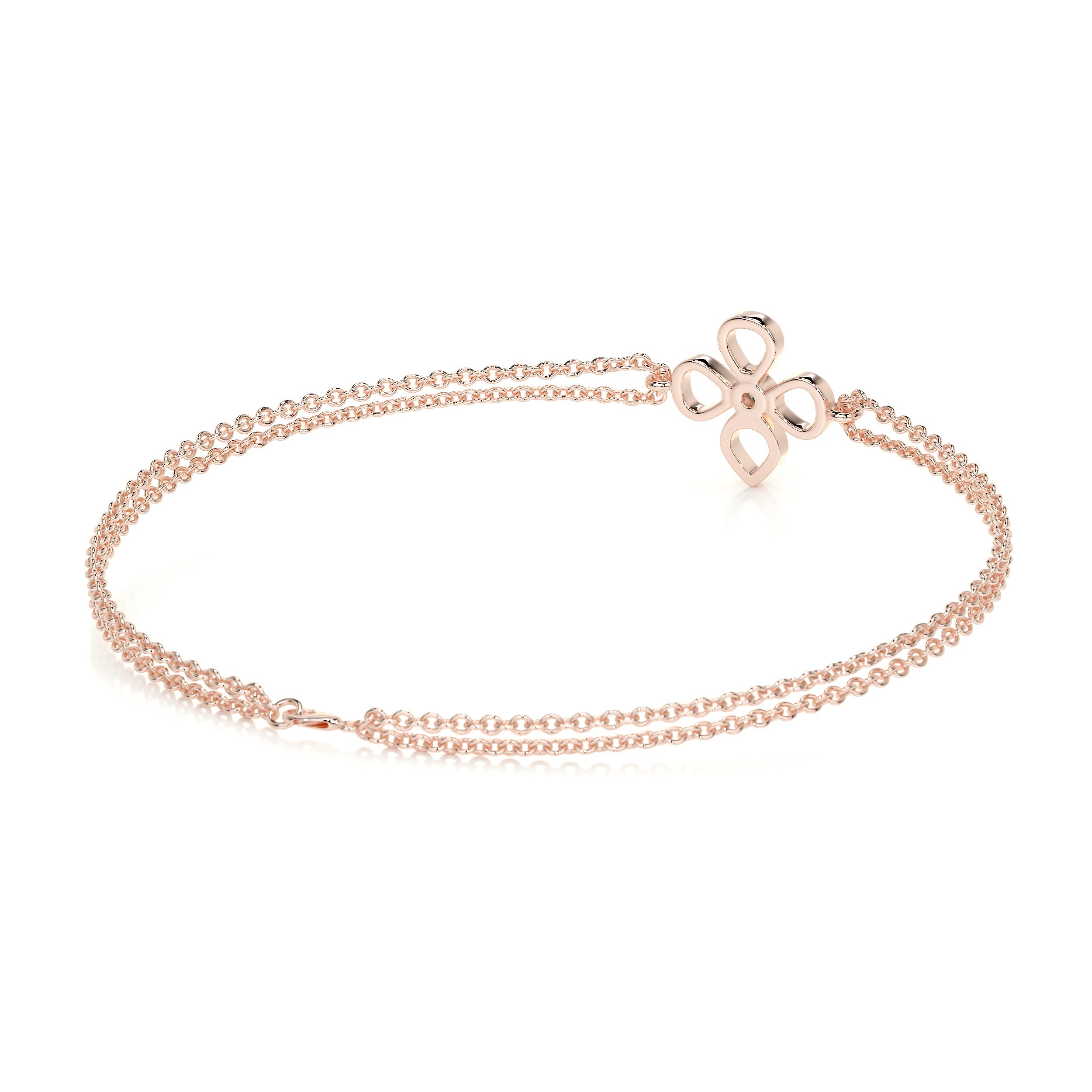 Dolores Lab Grown Diamonds Bracelet   (0.02 Carat) -14K Rose Gold