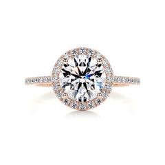 Layla Diamond Engagement Ring -14K Rose Gold