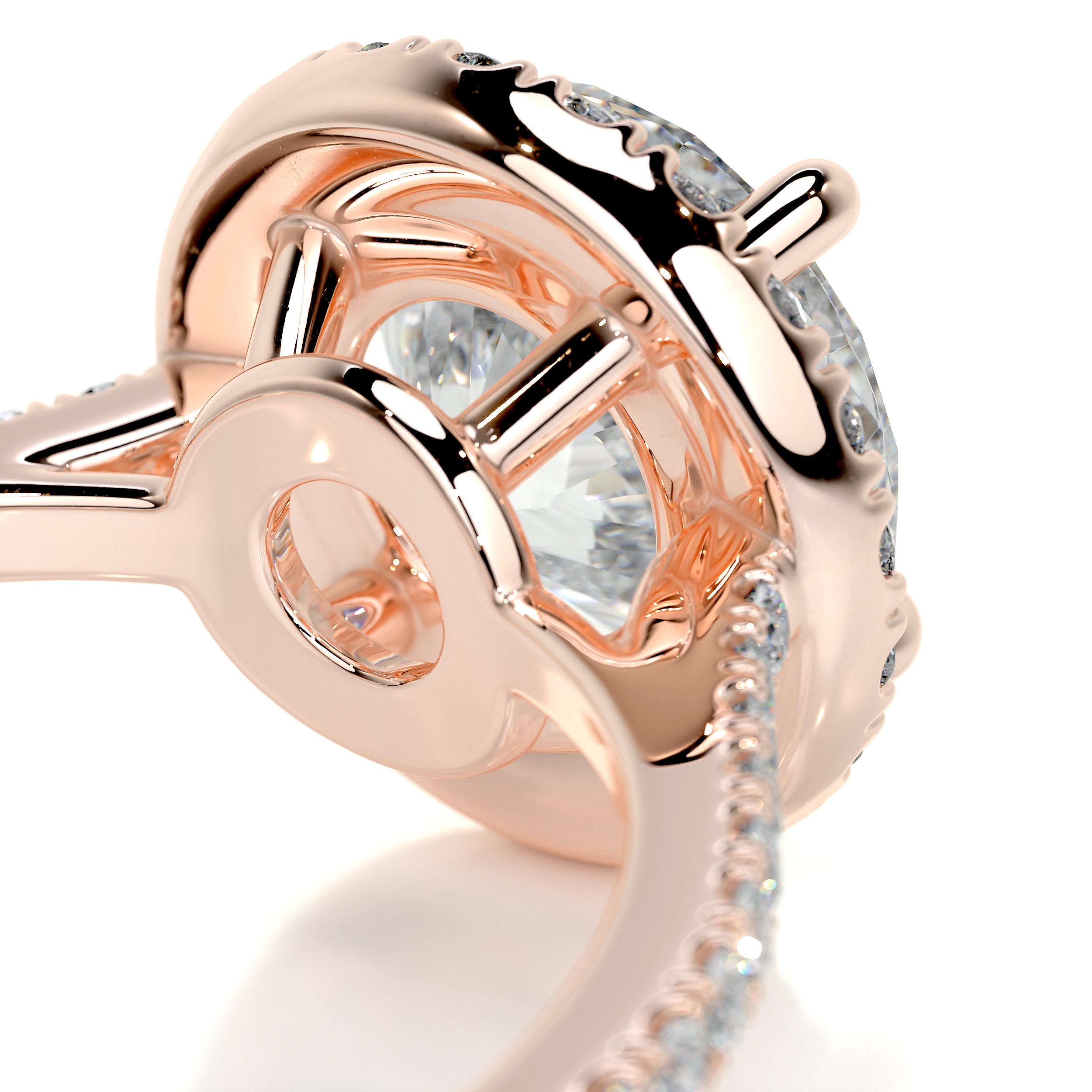 Layla Diamond Engagement Ring -14K Rose Gold