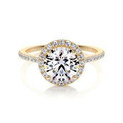 Layla Lab Grown Diamond Ring -18K Yellow Gold