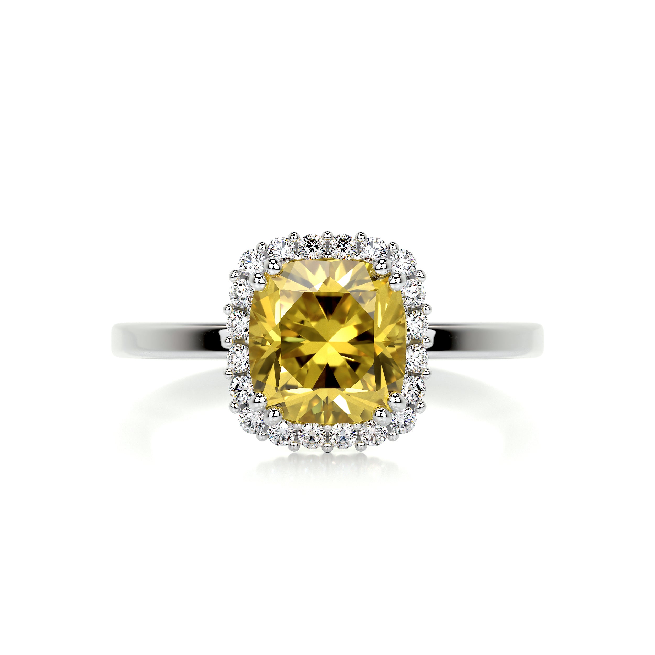 Emery Diamond Engagement Ring - 14K White Gold