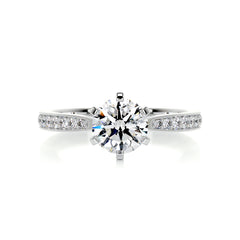 Talia Diamond Engagement Ring - Platinum