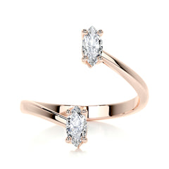 Anita Fashion Ring (0.36 Carat) -14K Rose Gold