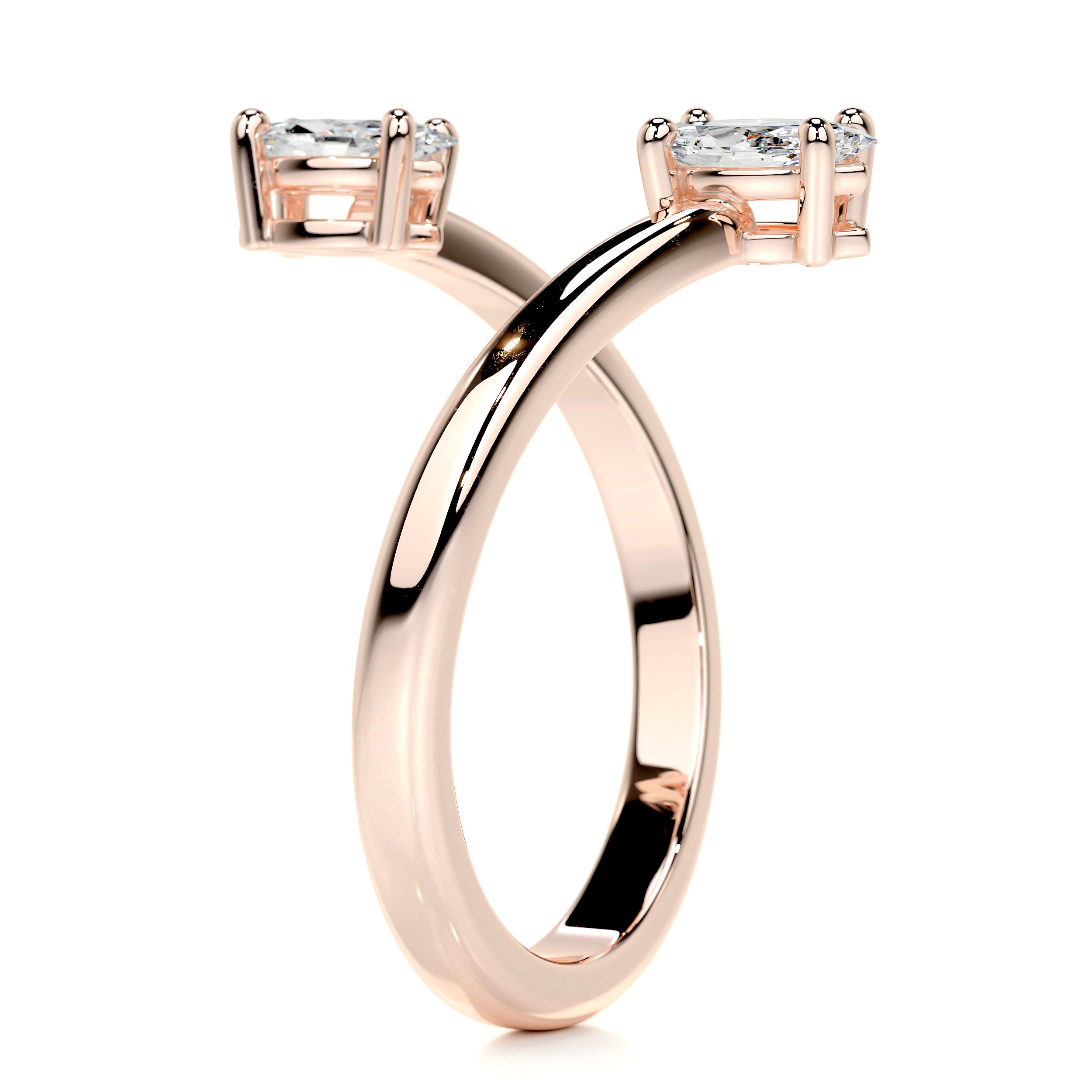 Anita Fashion Ring   (0.36 Carat) -14K Rose Gold
