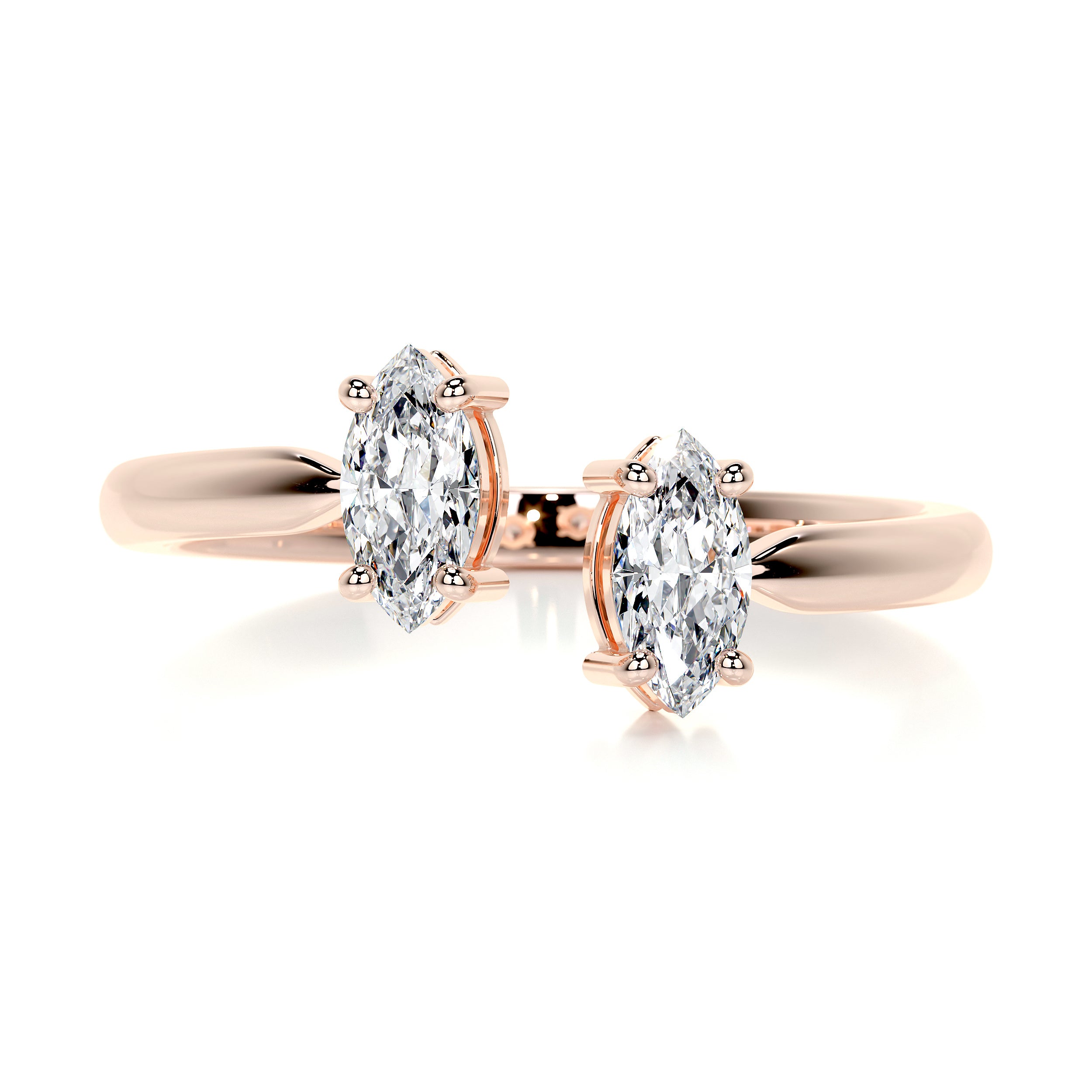 Celine Fashion Ring   (0.36 Carat) -14K Rose Gold
