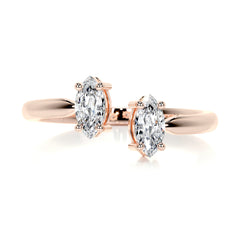 Celine Fashion Ring (0.36 Carat) -14K Rose Gold