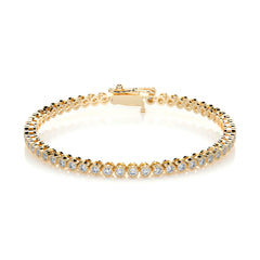 Laura Diamond Lab Grown Tennis Bracelet (1.50 Carat) -18K Yellow Gold