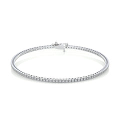 Lee Diamond Tennis Bracelet (1.00 Carat) -14K White Gold