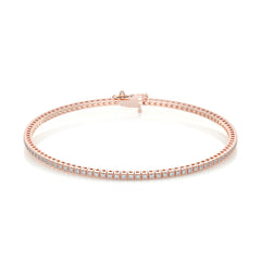 Georgina Diamond Tennis Bracelet (2.00 Carat) -14K Rose Gold